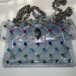 Kurt Geiger Transparent Embellished Crossbody